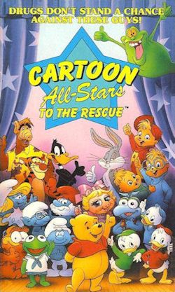 VHS cover for "Cartoon All Stars to the Rescue" Source: IMDB